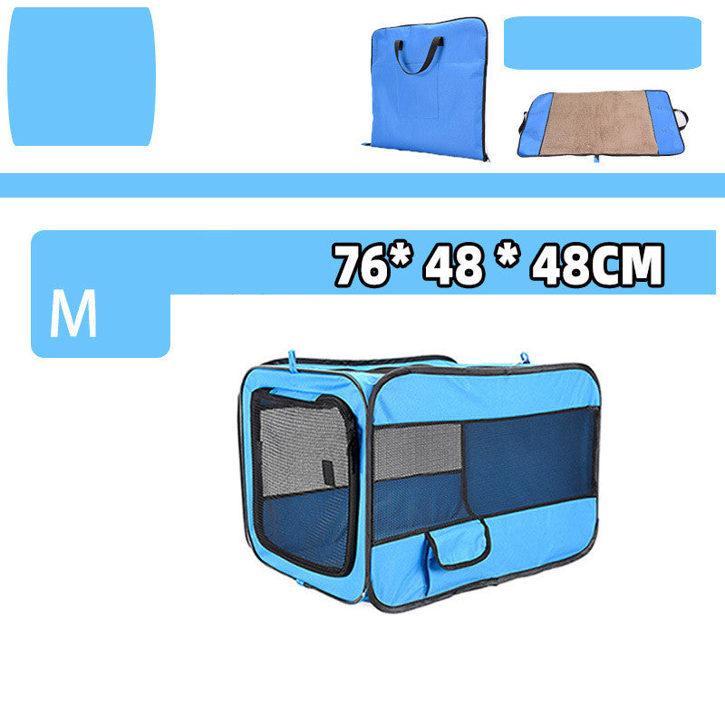 Foldable cat and dog travel carrier bag with locking safety zippers